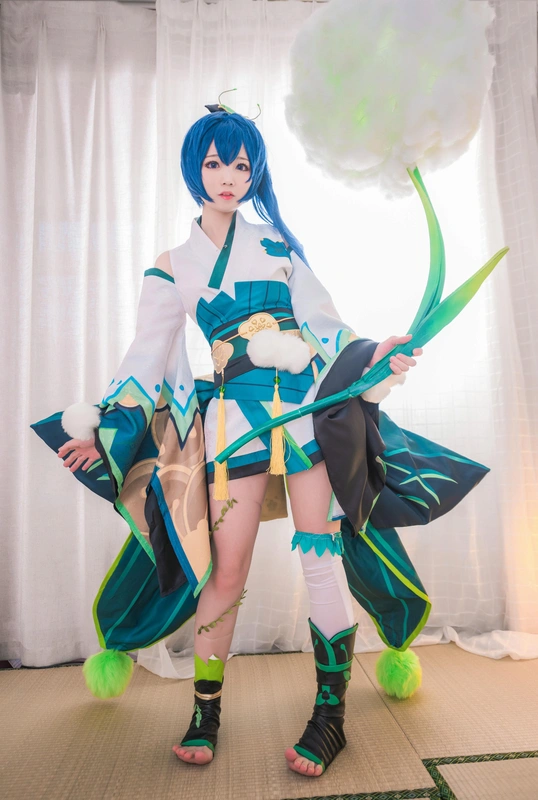 COS-阴阳师手游COS阴阳师百魅夜行萤草 - 楚楚子w