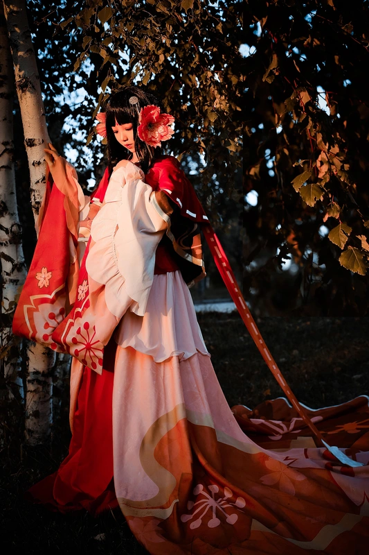 COS-阴阳师手游COS御姐樱花妖 - 楚楚子w