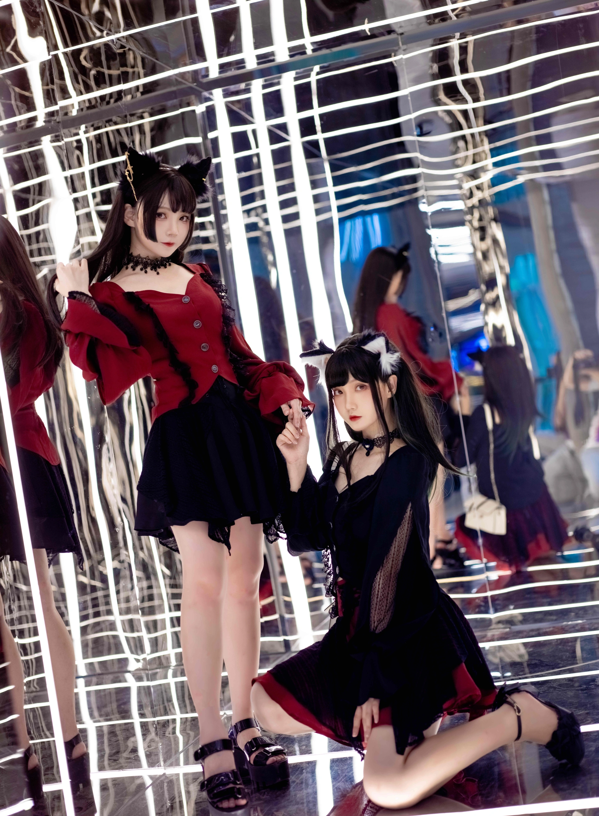楚楚子w - NO.72 LOLITAS装扮月弑_MORDANLUNA BCY穿搭出镜：楚楚子，@鹤祈 2