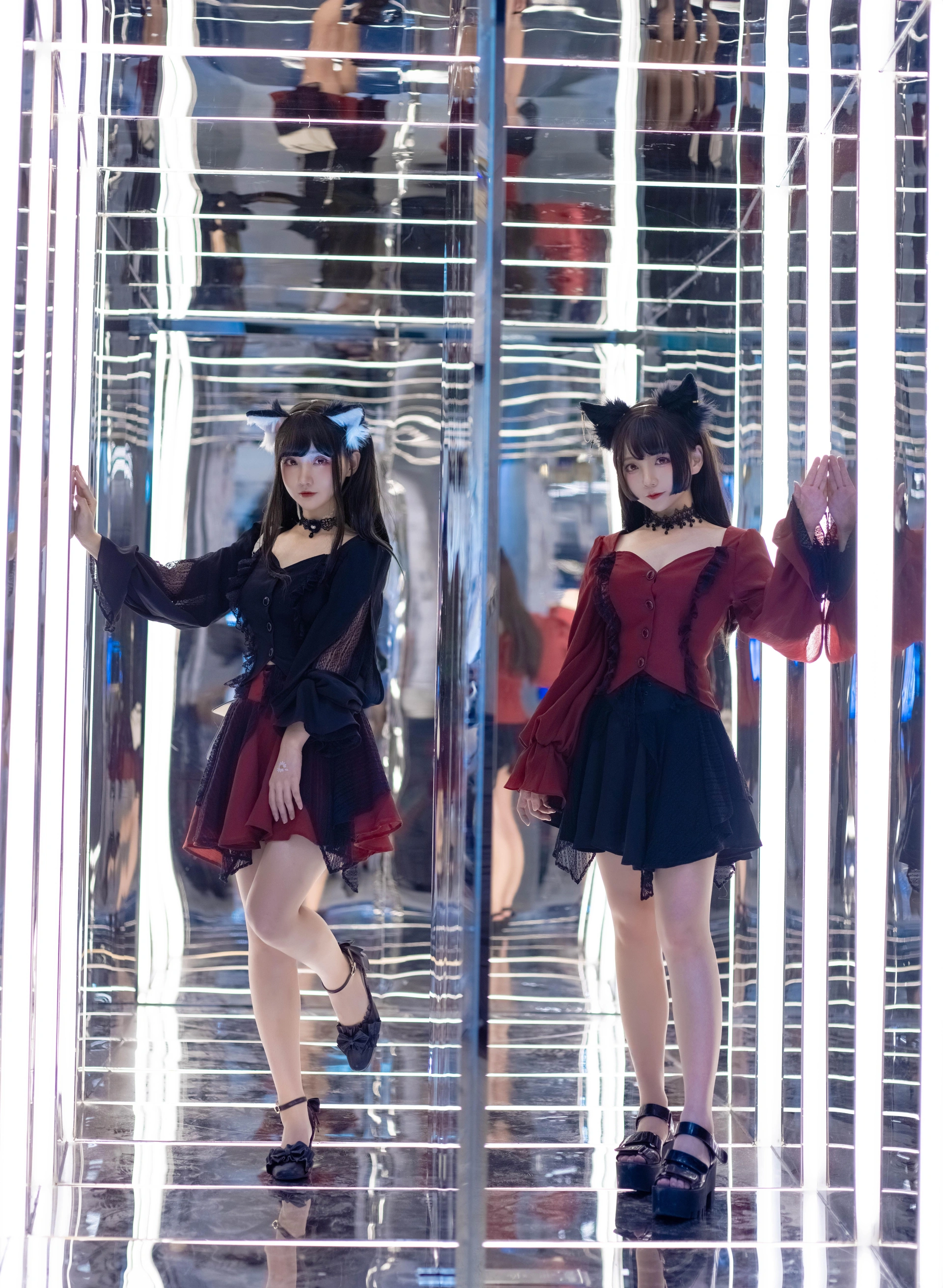 楚楚子w - NO.72 LOLITAS装扮月弑_MORDANLUNA BCY穿搭出镜：楚楚子，@鹤祈 3