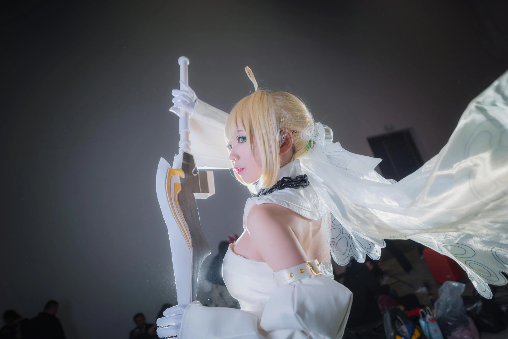 楚楚子w - NO.83 COS-FATE GRAND ORDER COS花嫁尼禄 3